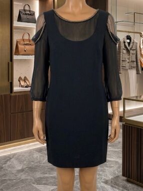 ✨ Moschino Unique Black Dress